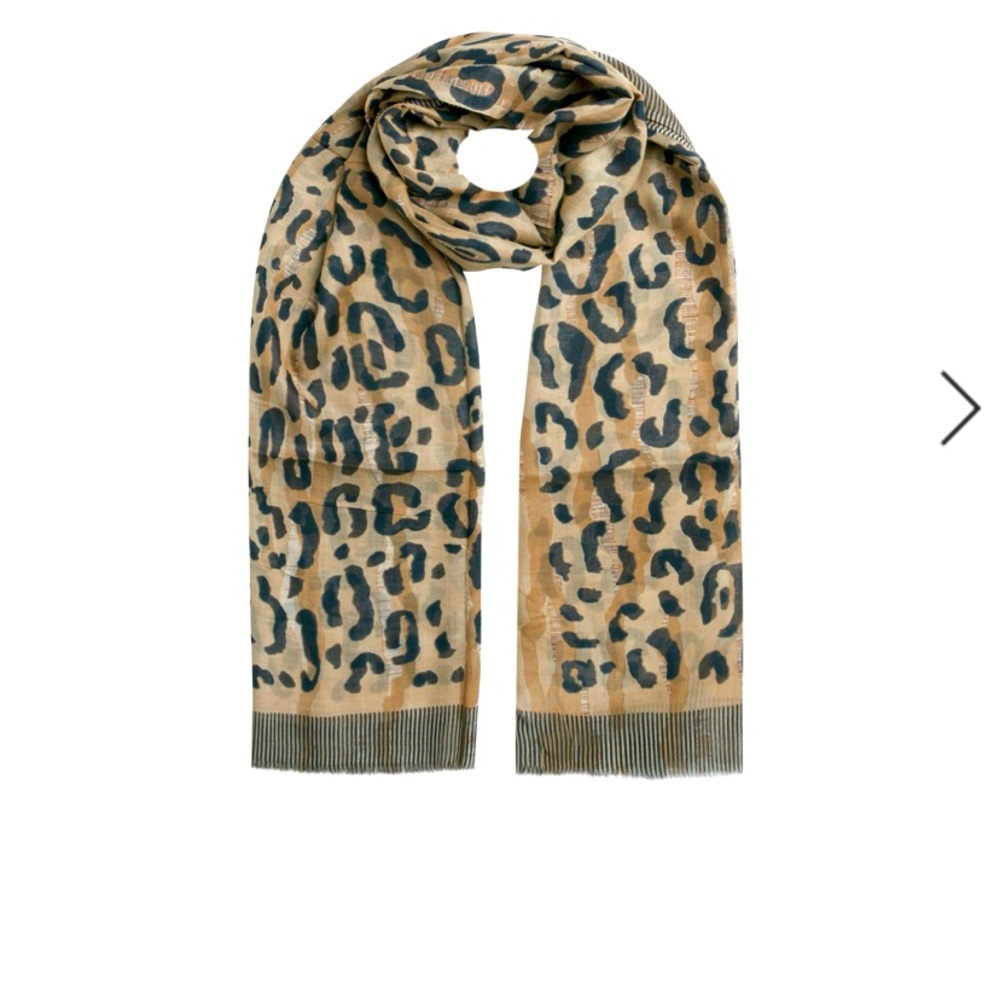 Animal Print Cheetah Scarf